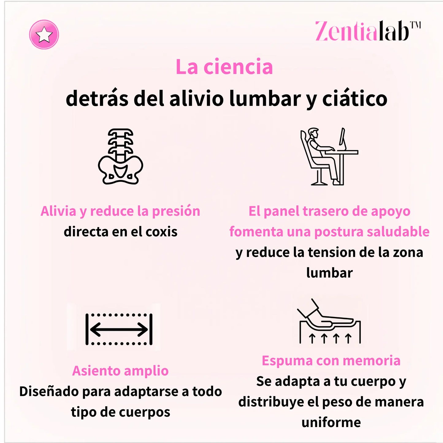 Cojín Ortopédico Zentialab™
